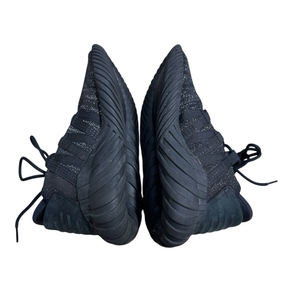 Adidas Men’s 6.5 Women’s 7.5 Metallic Triple Black Tubular Dawn BZ0629 Trainers - Picture 5 of 8